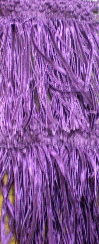 10.Purple Fringe Fabric